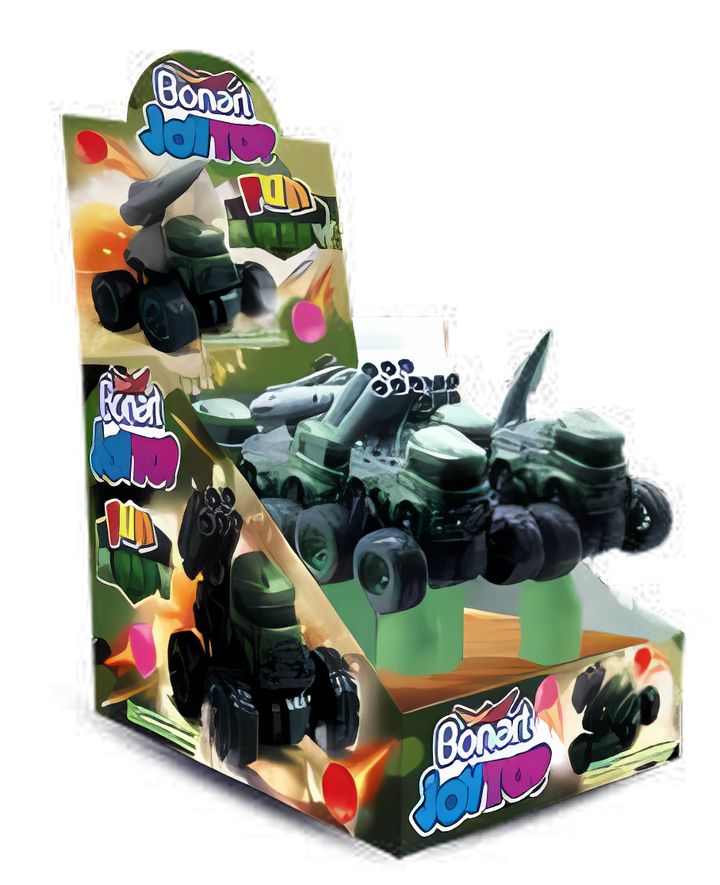 Bonart Joytop Fun Army 11 g sour Lollipop 6stck