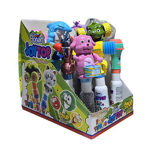 Bonart Joytop Fun Tubes Lollipop with Toys 11 g 12 stck