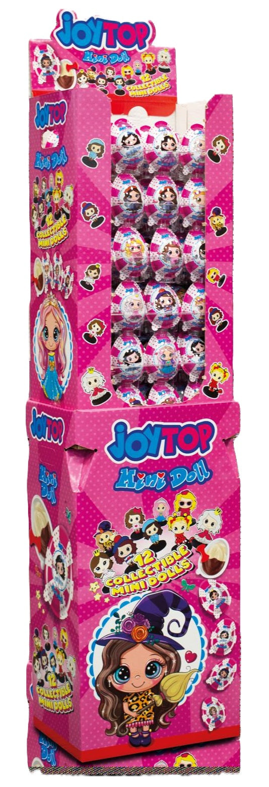Bonart Joytop Mini Doll Chocolate Cream with Surprise Toy 20g Stand 72 stck