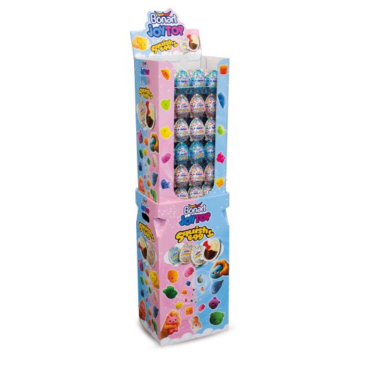 Bonart Joytop Squishy Egg with Surprise Toystand 72 stck